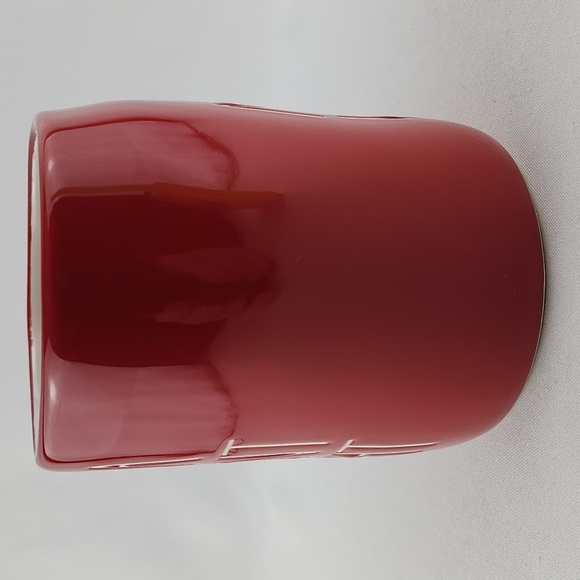 Rae Dunn Double Sided Mug Red ALL MAMA WANTS IS A SILENT NIGHT White Lrg Letters - Picture 6 of 11